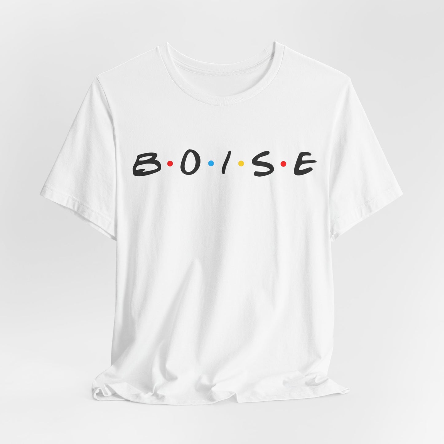 Boise Retro Friends-Style Tee — City Name Graphic T-Shirt