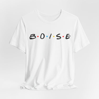 Boise Retro Friends-Style Tee — City Name Graphic T-Shirt