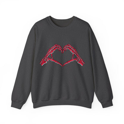 Heart Hands Crewneck Sweatshirt | Spooky Pullover | True North