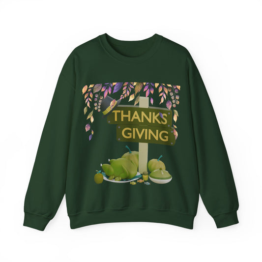 Thanksgiving Vibes Crewneck Sweatshirt | Thanksgiving Sweater | True North