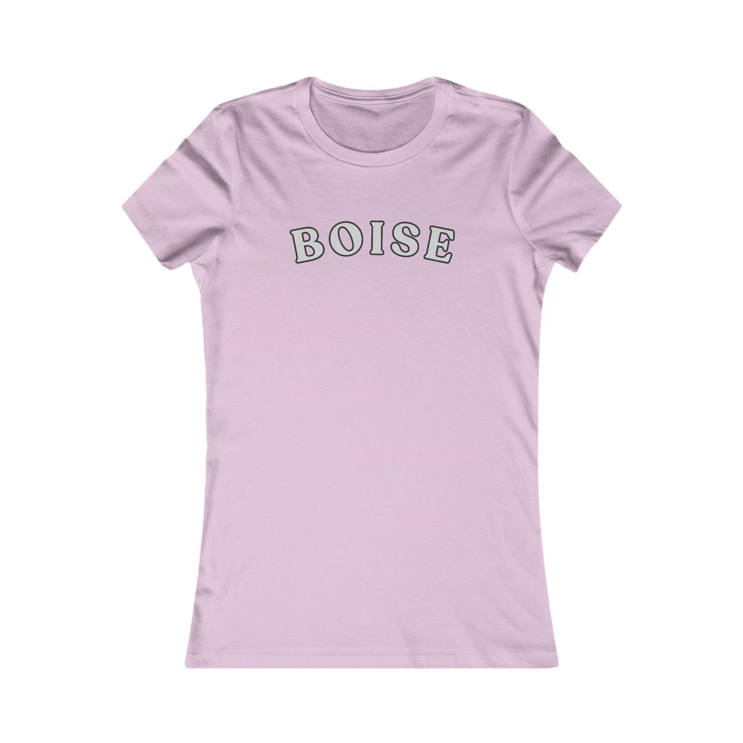 Boise Script Women's Tee — Minimal City Name Graphic T-Shirt