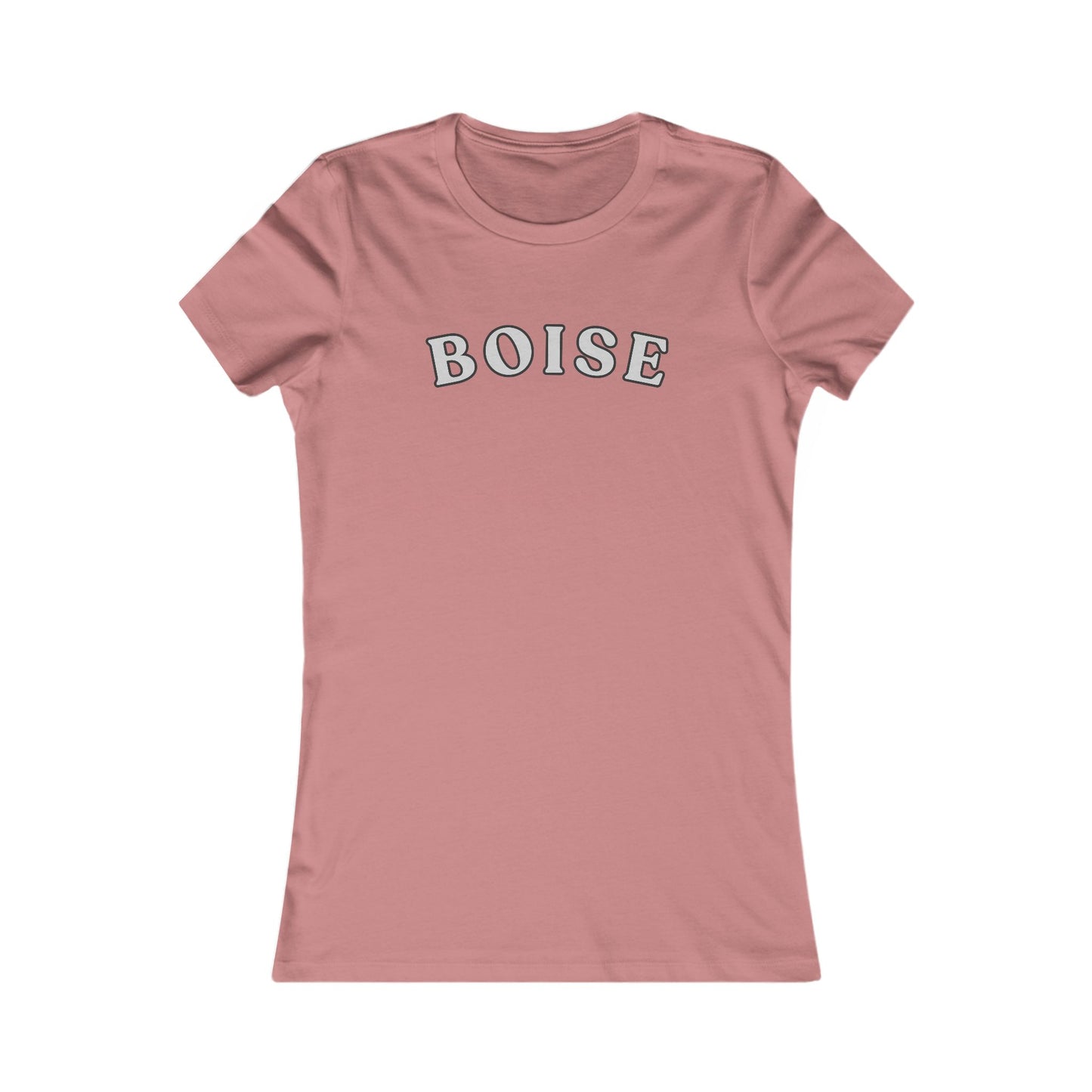 Boise Script Women's Tee — Minimal City Name Graphic T-Shirt
