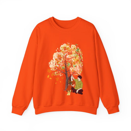 Cozy Fall Couple Crewneck Sweatshirt | Autumn Vibes | True North