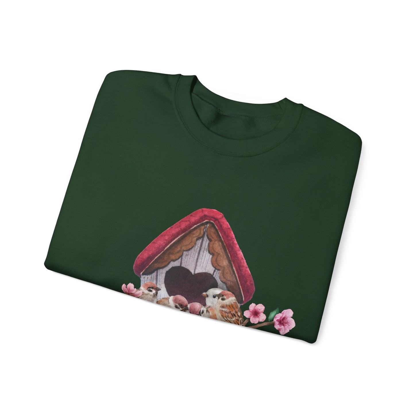 Cozy Birdhouse Crewneck Sweatshirt | Heavy Blend Pullover | True North