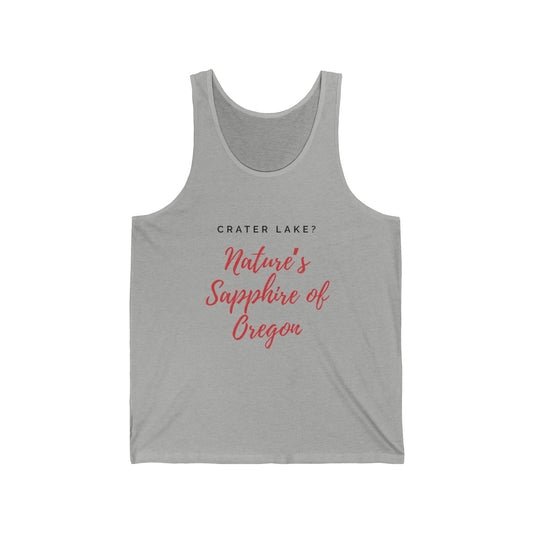 Crater Lake Men/Unisex Tank Top | Nature’s Sapphire of Oregon  | True North
