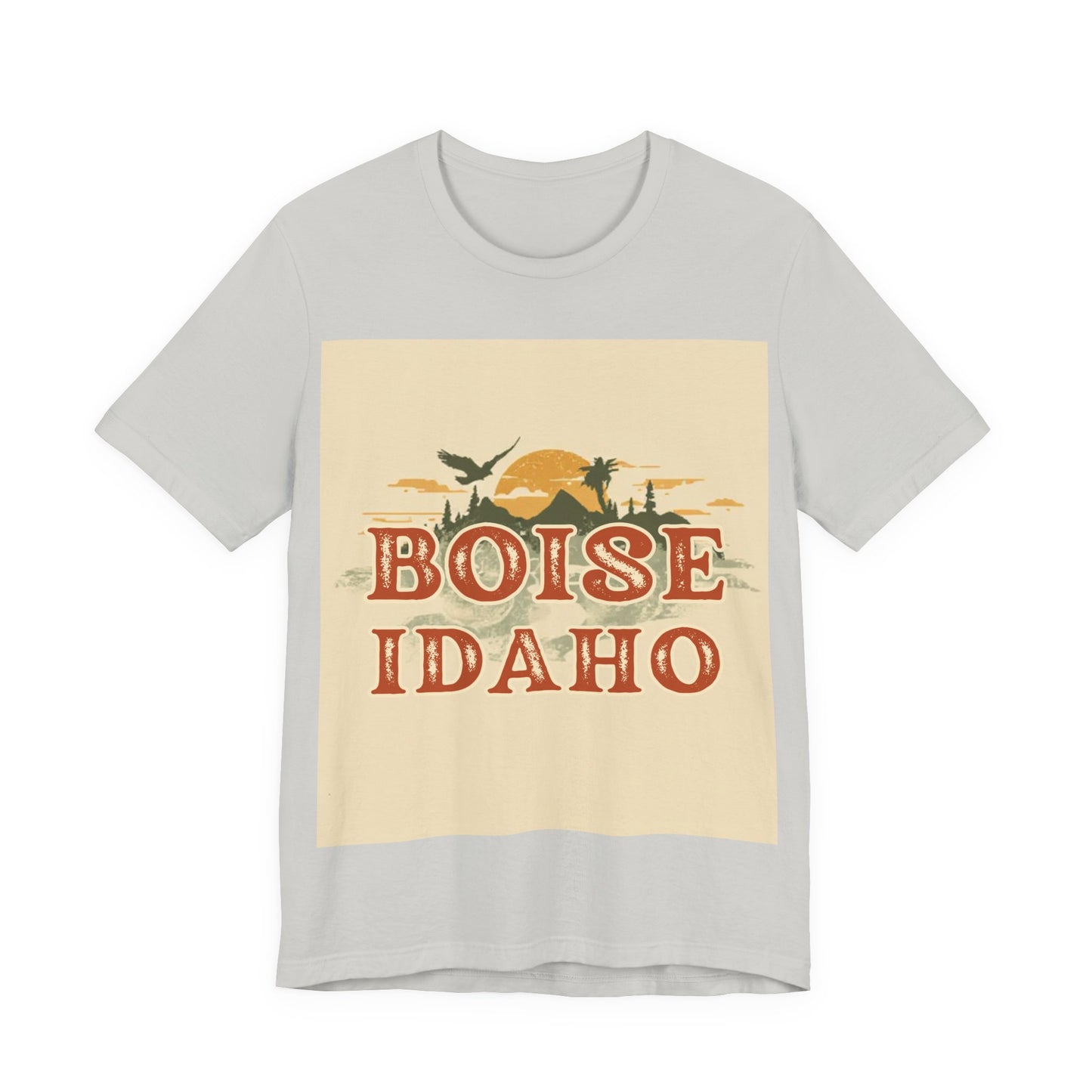 Boise Idaho Retro Sunset T-Shirt