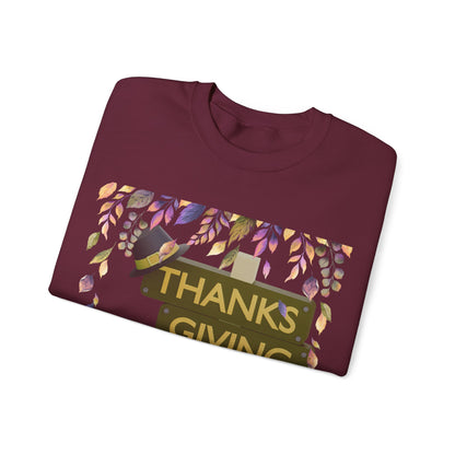 Thanksgiving Vibes Crewneck Sweatshirt | Thanksgiving Sweater | True North