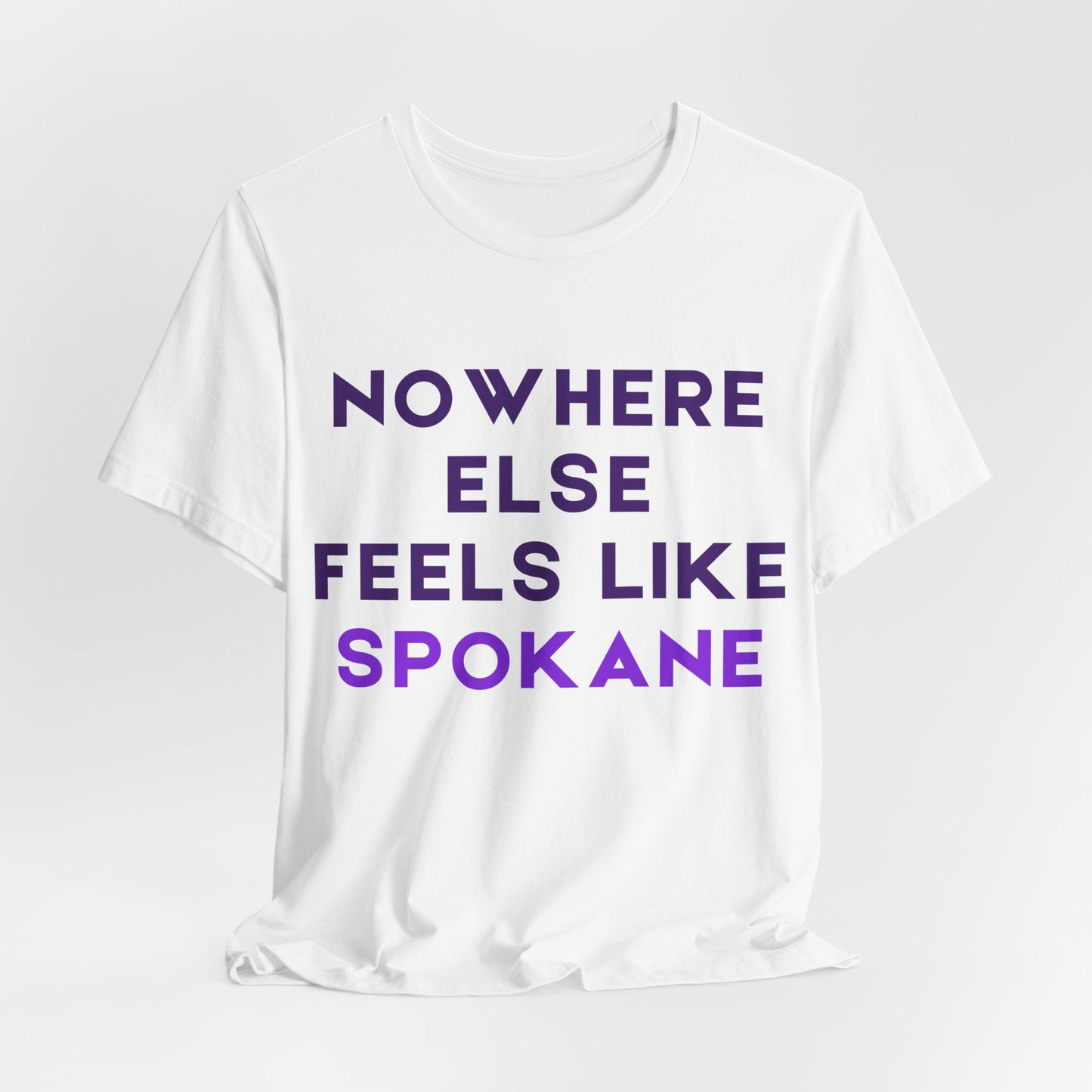 Spokane Pride T-Shirt — "Nowhere Else Feels Like Spokane" Graphic Tee