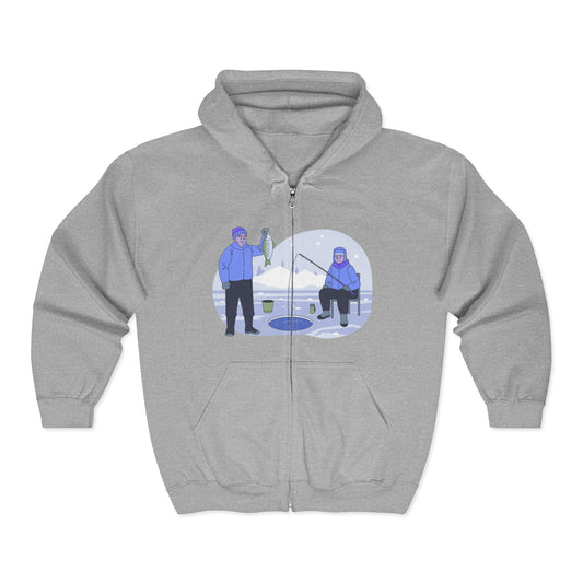 Fishing Hoodie | Zip Hoodie for Ice Fishing & Outdoor Sports | True North