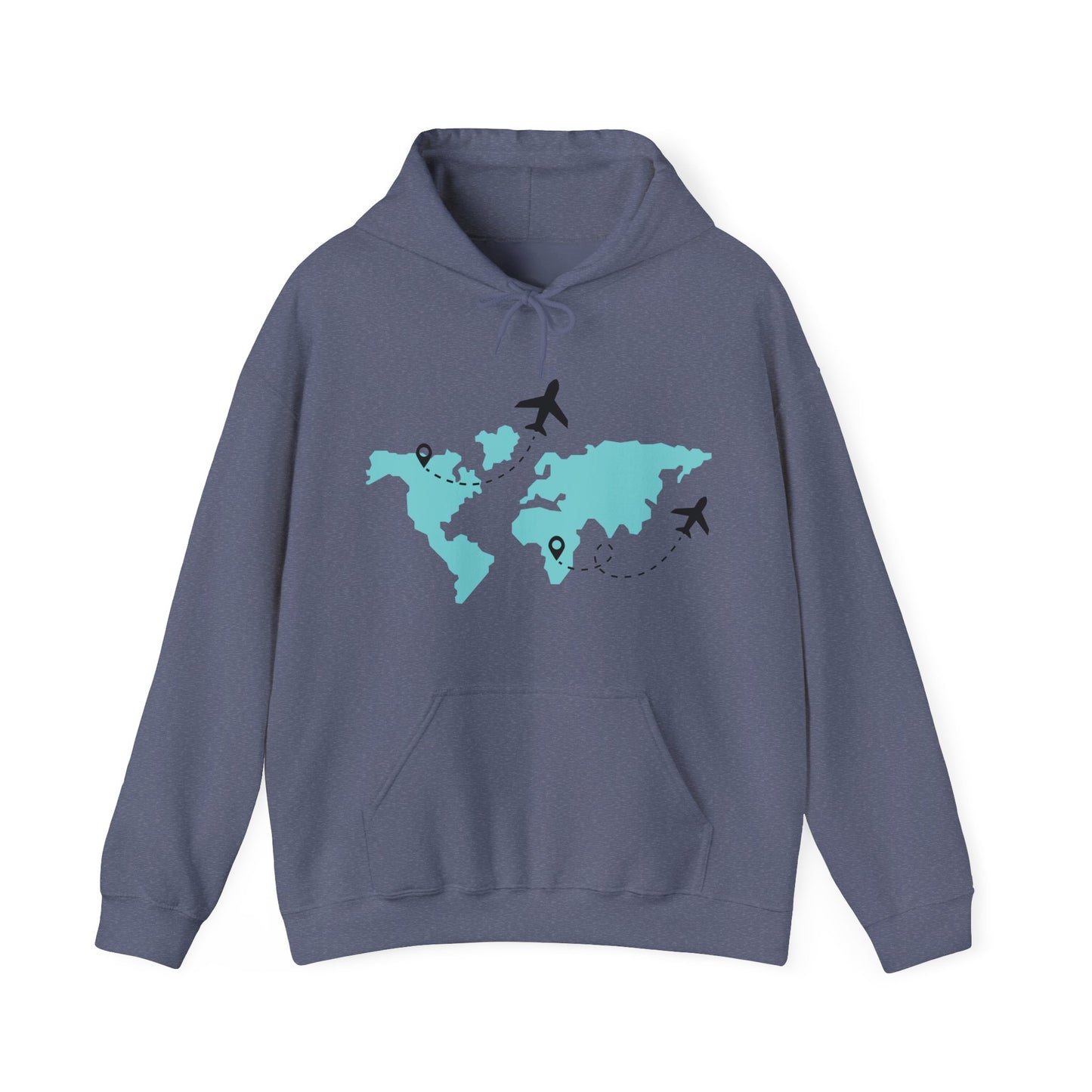Travel Lover's Map Hoodie | True North