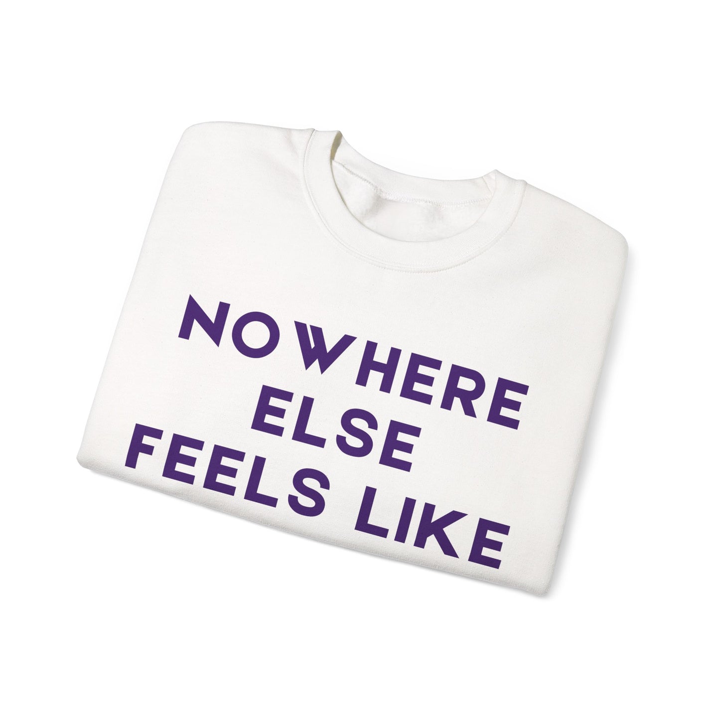 Spokane Crewneck Sweatshirt — "Nowhere Else Feels Like Spokane" Cozy Pullover