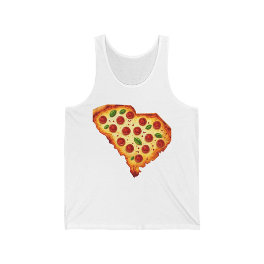 South Carolina Pizza Slice Men/Unisex Tank Top | Fun  Pizza  | True North