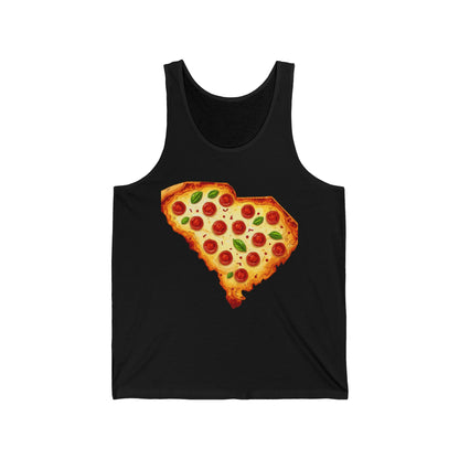 South Carolina Pizza Slice Men/Unisex Tank Top | Fun  Pizza  | True North