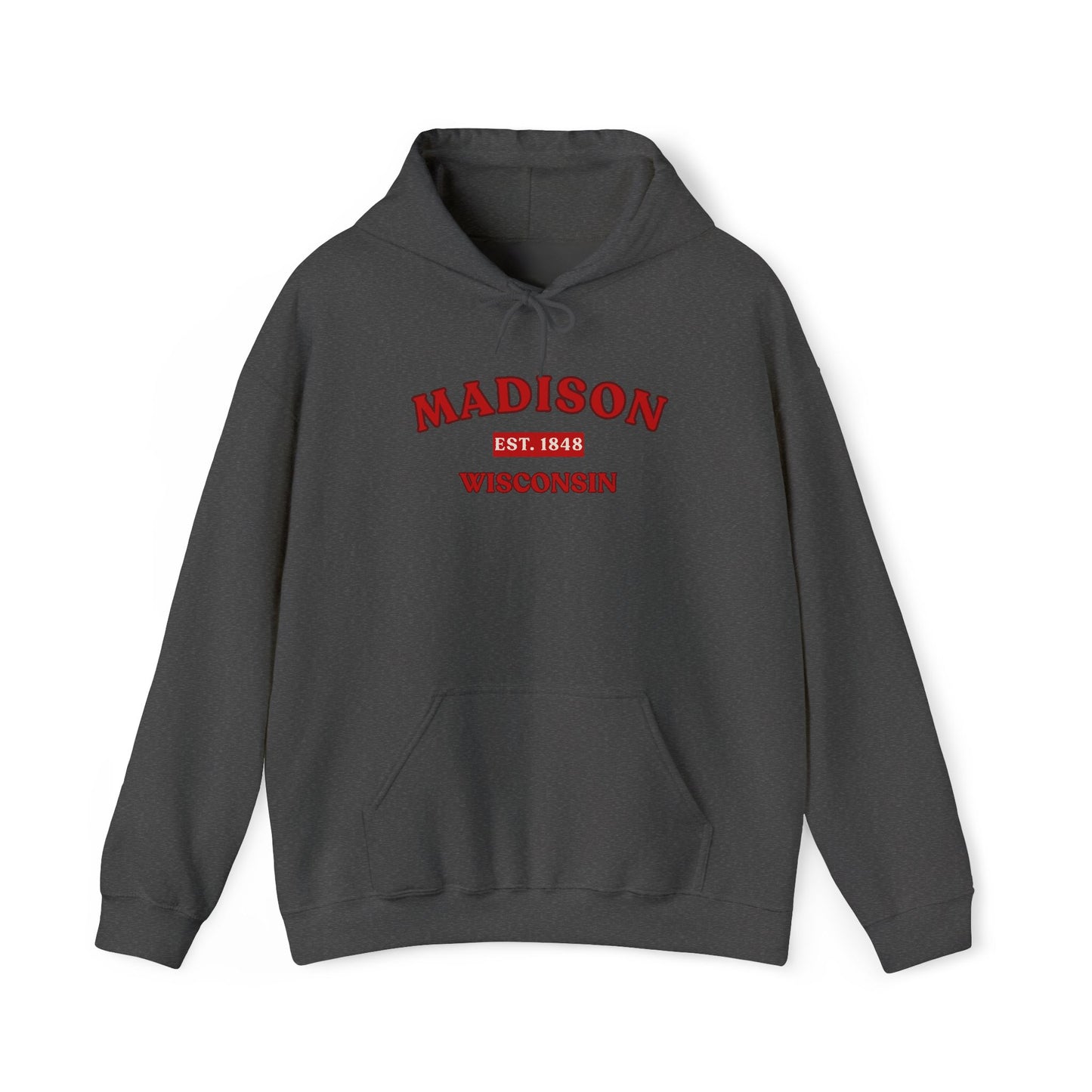 Madison Wisconsin Hoodie – Collegiate Vintage Campus Sweatshirt