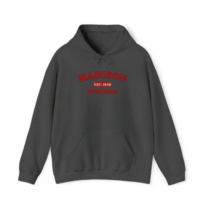 Madison Wisconsin Hoodie – Collegiate Vintage Campus Sweatshirt