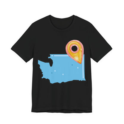 SPOKANE Map T-Shirt with Location Pin — Travel & Home Pride Tee