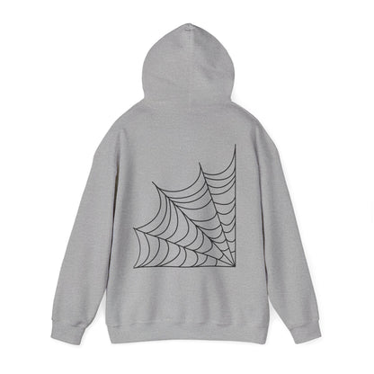 Pumpkin & Spiderweb Cozy Sweatshirt | Spooky Fall Hoodie | True North