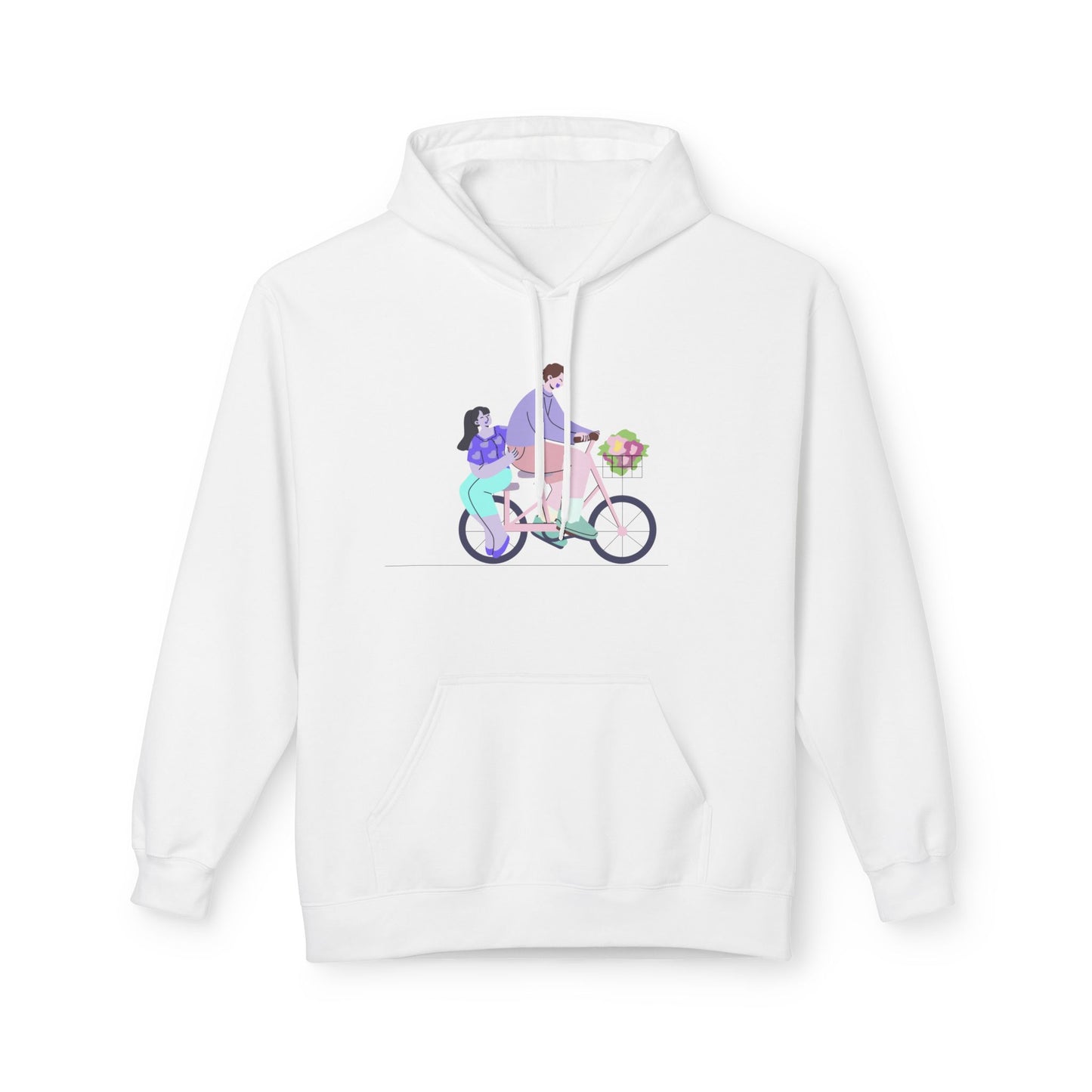 Whimsical Love Bicycle Hoodie | Cozy Everyday Wear | True North