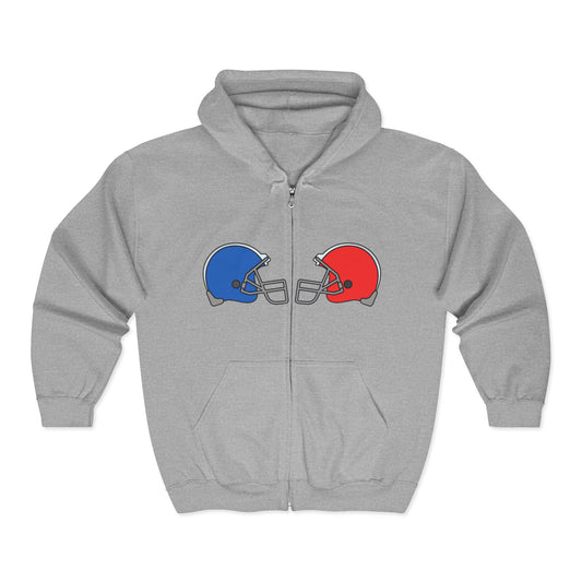 Football Rivalry Full Zip Hoodie | Cozy Sports Hoodie | True North