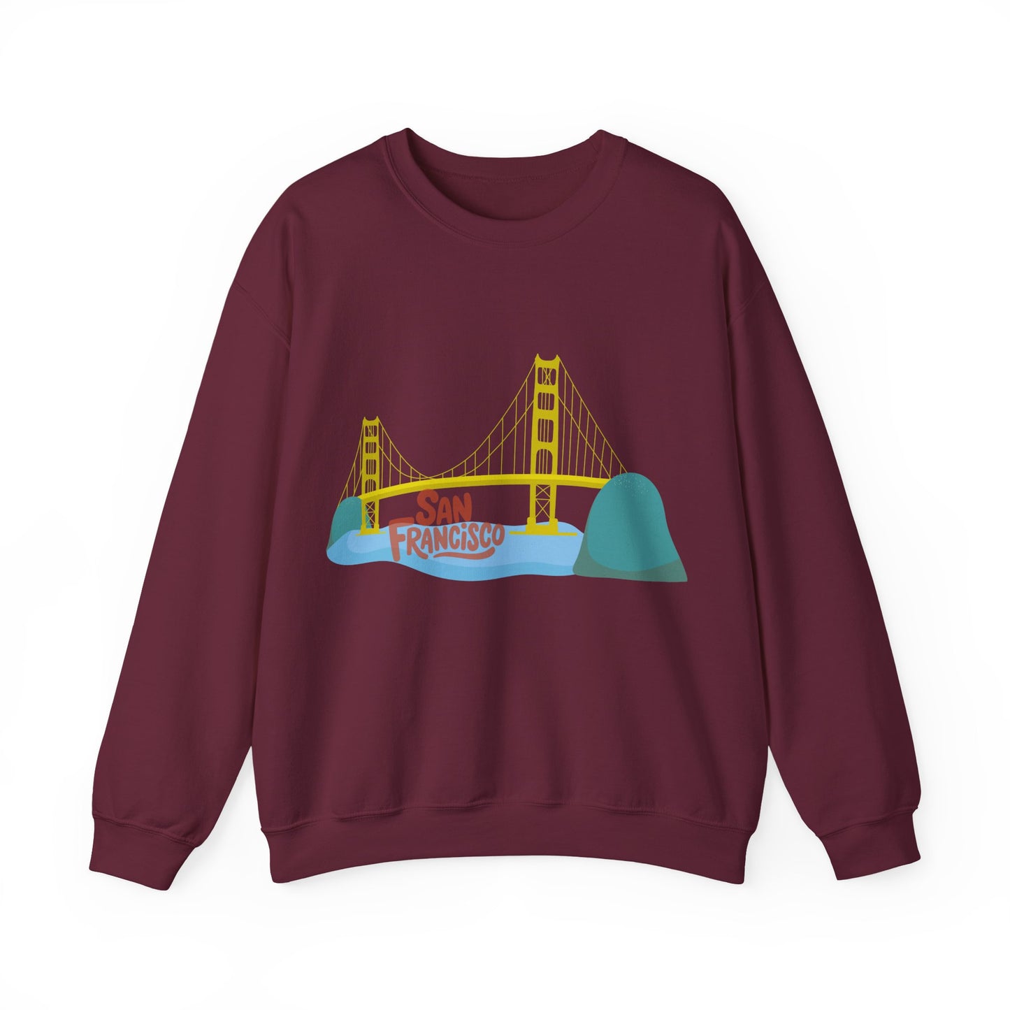 San Francisco Bridge Sweatshirt | California Travel Souvenir | True North