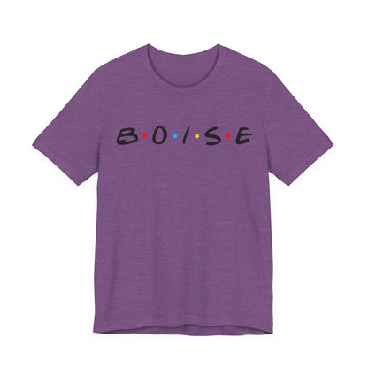 Boise Retro Friends-Style Tee — City Name Graphic T-Shirt
