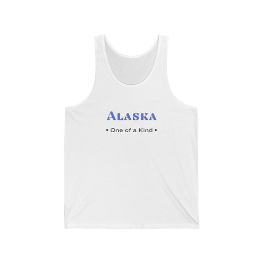 Alaska “One of a Kind” Men/Unisex Tank Top | Minimal Lightweight | True North