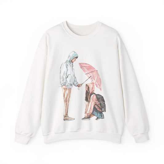 Embracing Love Crewneck Sweatshirt | Cozy Pullover for Couples | True North