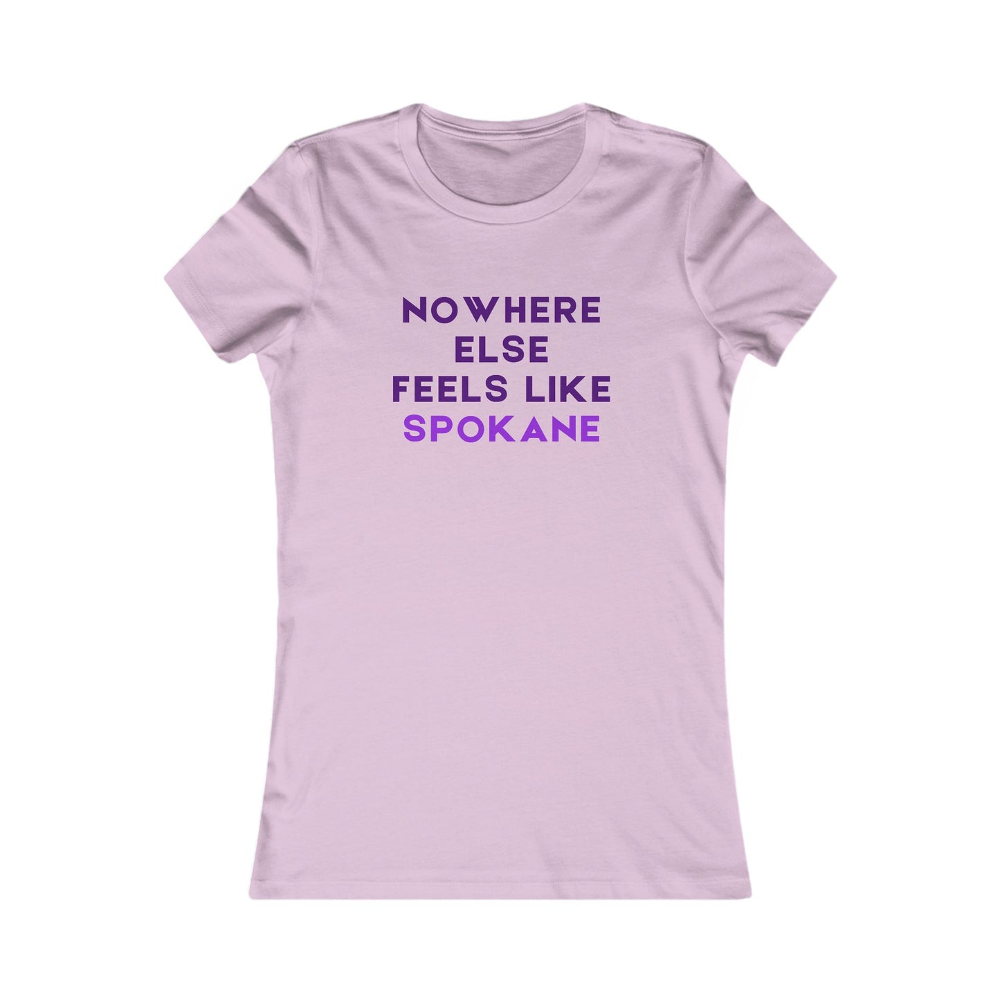 Nowhere Else Feels Like Spokane Women's Tee — Spokane Pride Graphic Shirt