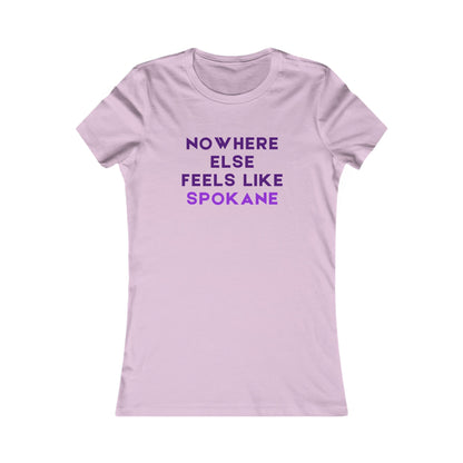 Nowhere Else Feels Like Spokane Women's Tee — Spokane Pride Graphic Shirt