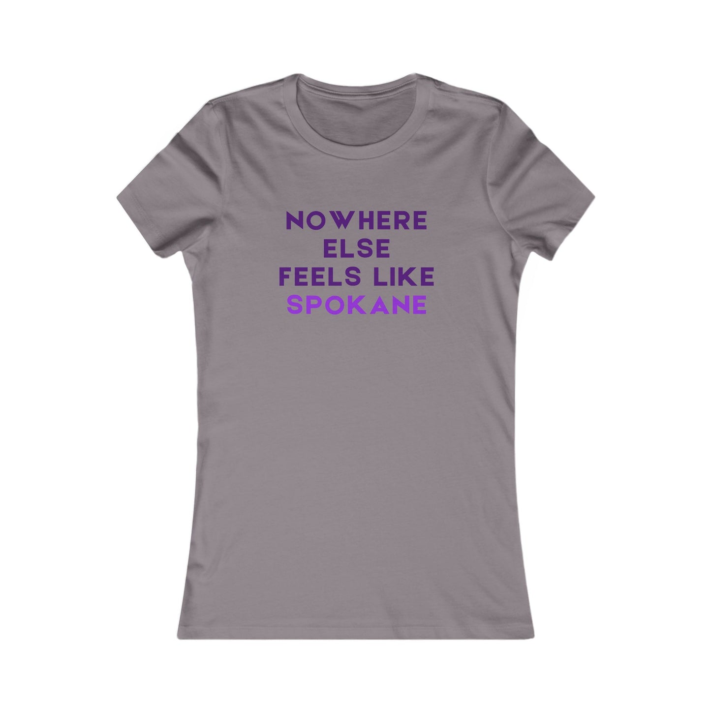 Nowhere Else Feels Like Spokane Women's Tee — Spokane Pride Graphic Shirt