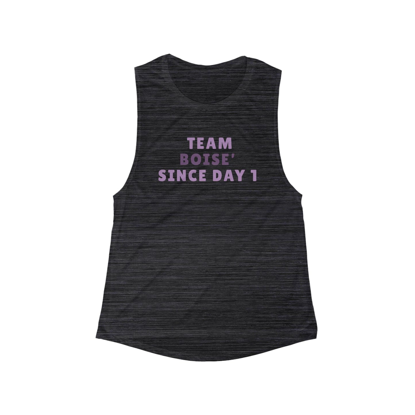 Team Boise Since Day 1 Women's Muscle Tank — Local Pride Sleeveless Top