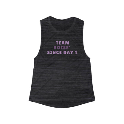 Team Boise Since Day 1 Women's Muscle Tank — Local Pride Sleeveless Top