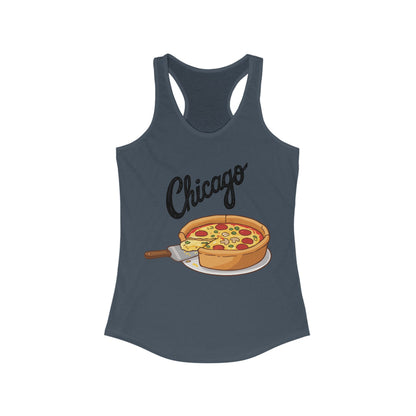 CHICAGO Pizza | Women’s Ideal Racerback Tank | True North