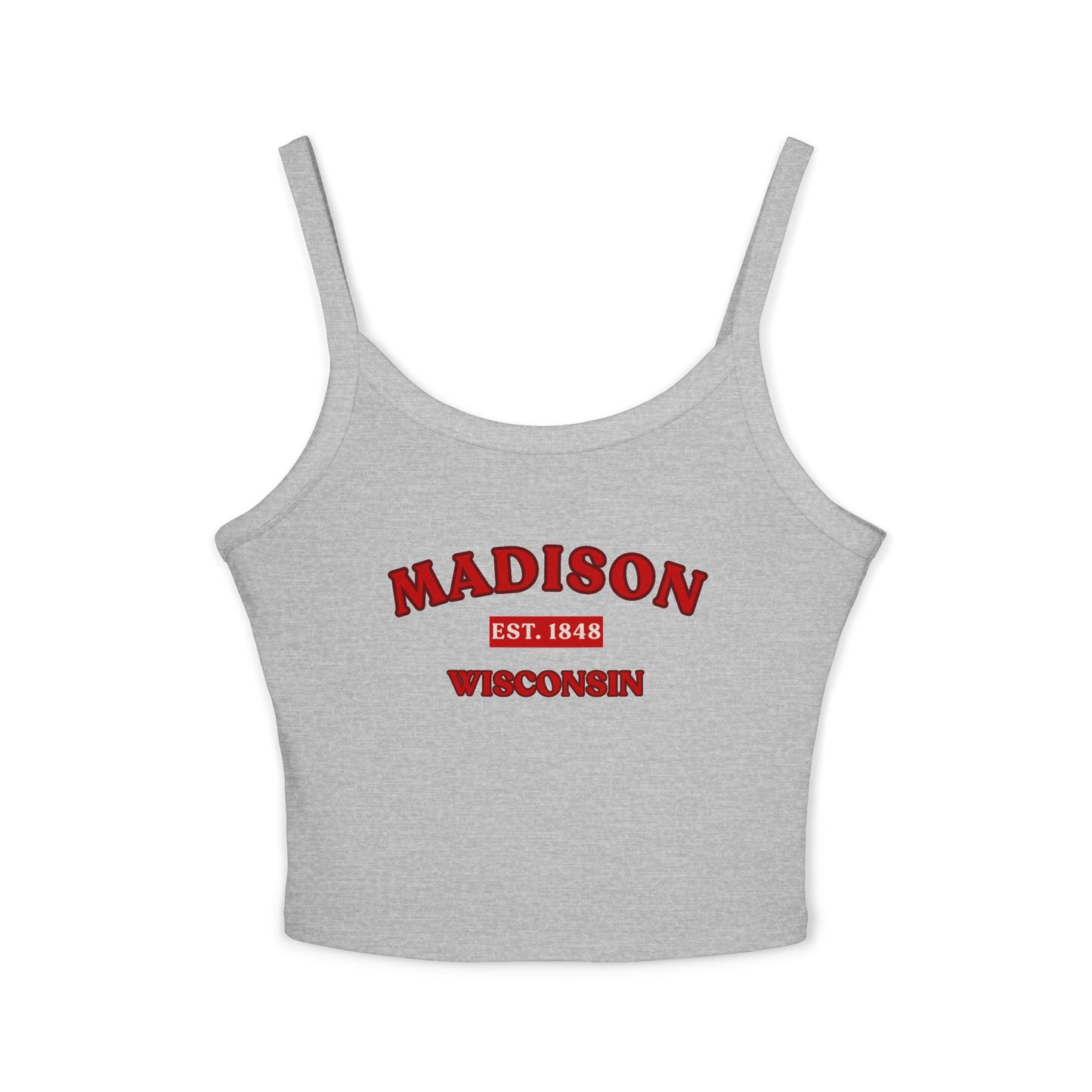 Madison Wisconsin Women Spaghetti Strap Tank Top | Soft Fit | True North