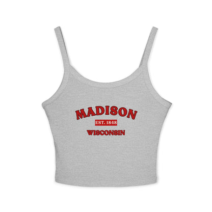 Madison Wisconsin Women Spaghetti Strap Tank Top | Soft Fit | True North