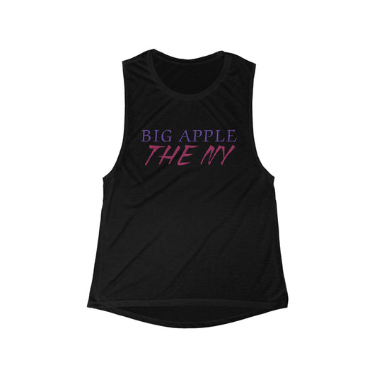 Big Apple the NY | Women’s Flowy Scoop Muscle Tank | True North