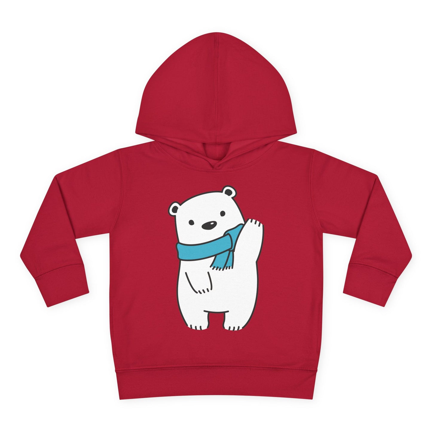 Cute Bear Toddler Hoodie | Fleece Pullover for Kids | True North
