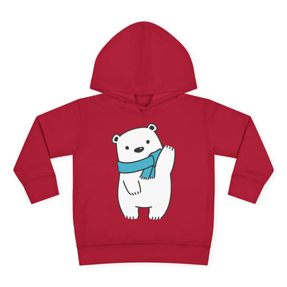 Cute Bear Toddler Hoodie | Fleece Pullover for Kids | True North