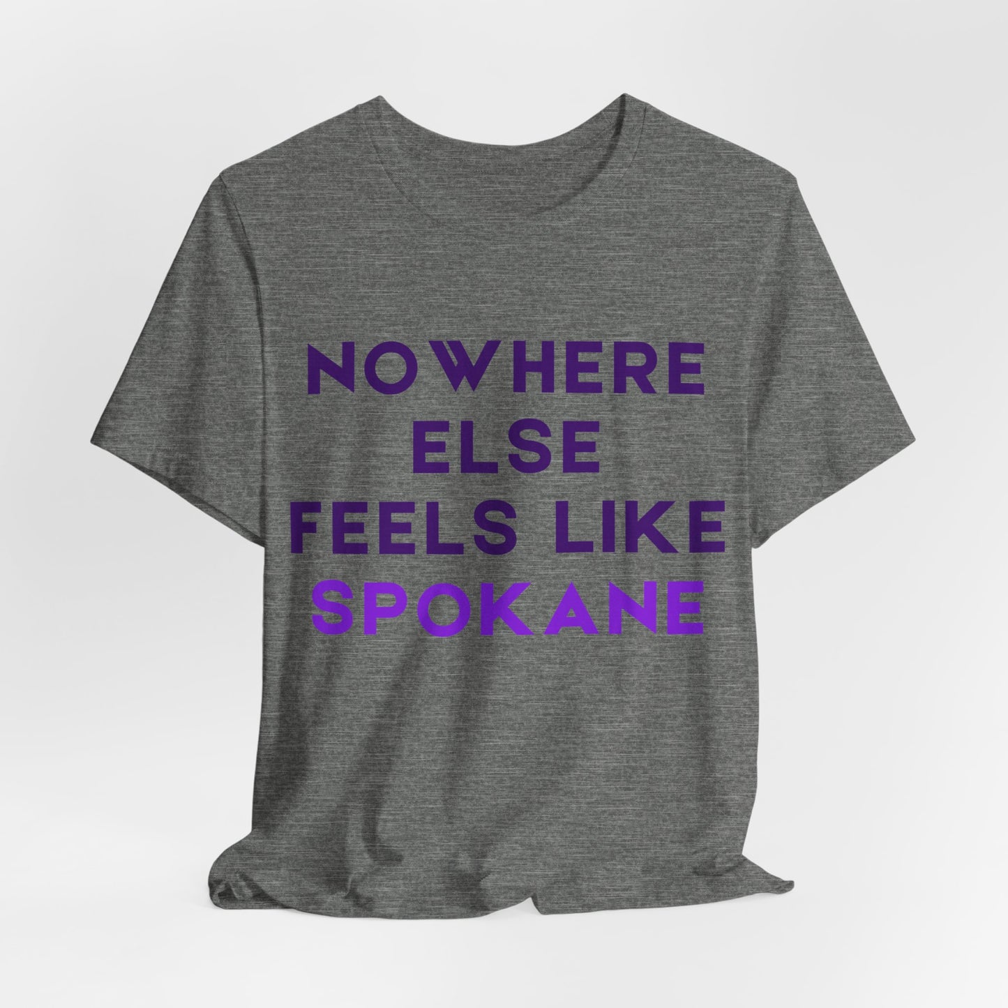 Spokane Pride T-Shirt — "Nowhere Else Feels Like Spokane" Graphic Tee