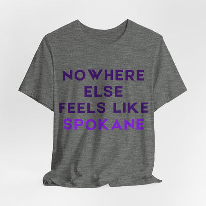 Spokane Pride T-Shirt — "Nowhere Else Feels Like Spokane" Graphic Tee