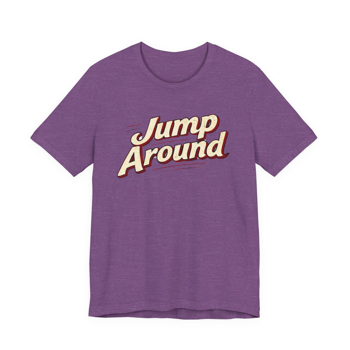 Jump Around Vintage Graphic Tee — Retro Dance Party JERSEY T‑Shirt MADISON