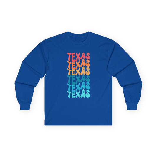 Texas Graphic Long Sleeve Tee | Retro Texan Appare | True North
