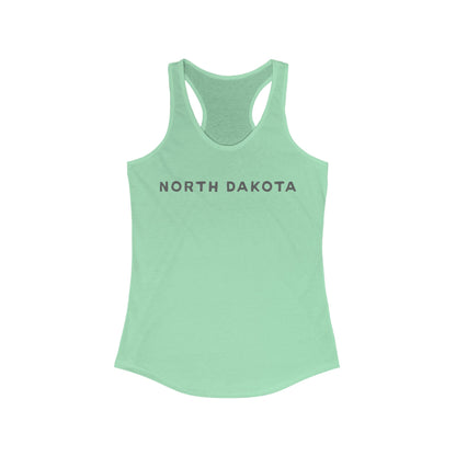 North Dakota | Women’s Ideal Racerback Tank | True North
