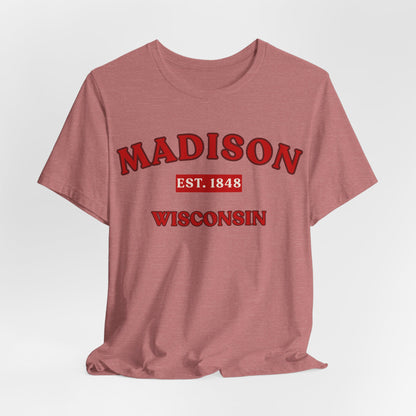 Madison Wisconsin Established 1848 JERSEY Tee