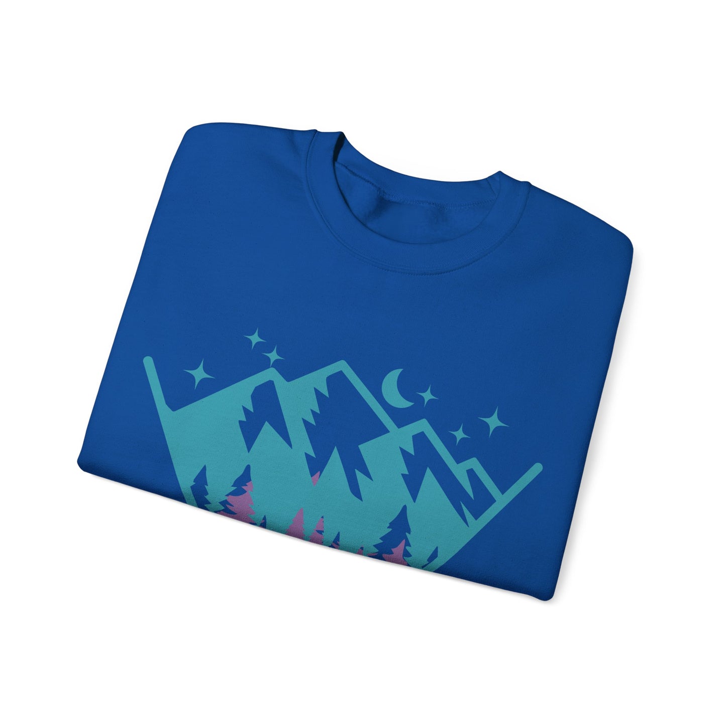 Mountain Adventure Crewneck Sweatshirt | Cozy Outdoor Pullove | True North