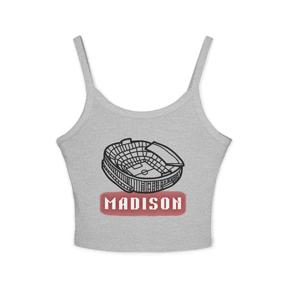 Madison Baseball Women Spaghetti Tank Top | Soft Cotton Fit | True North
