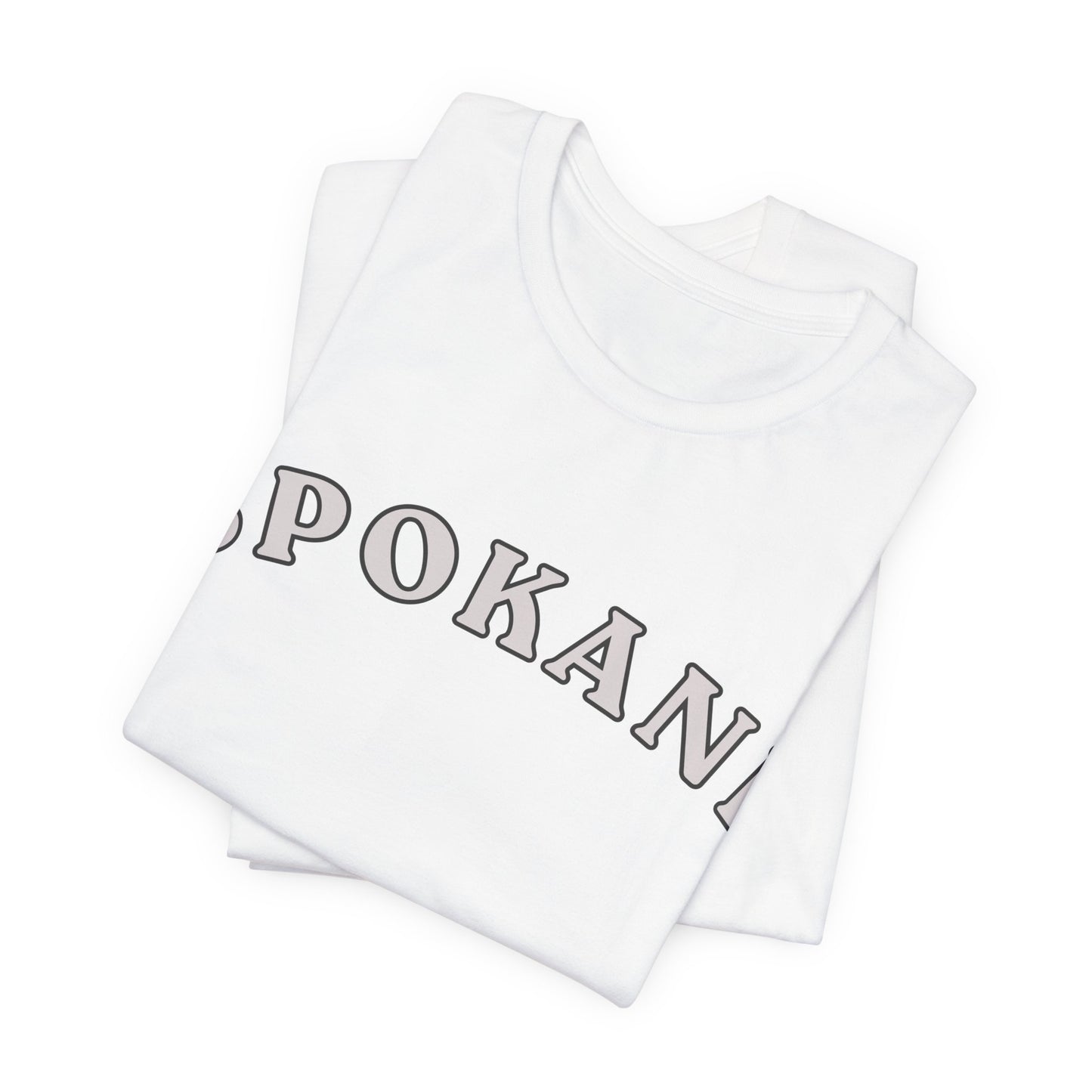 Spokane Retro Arch T-Shirt — Vintage College Style Tee