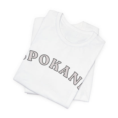 Spokane Retro Arch T-Shirt — Vintage College Style Tee