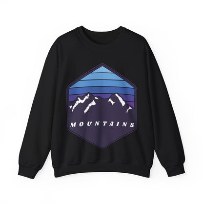 Mountain Adventure Crewneck Sweatshirt | Cozy Nature Vibes | True North