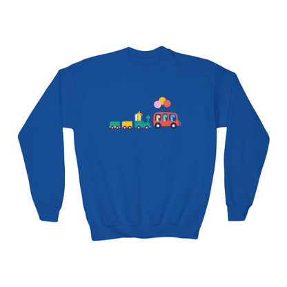 Colorful Vehicles Sweatshirt | Dino & Train | True North